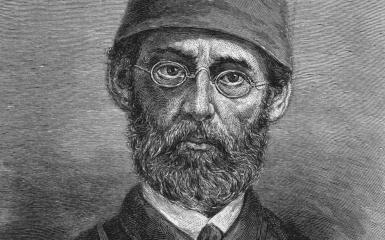 Emin Pasza - czarnobiałe zdjęcie